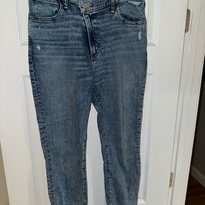Abercrombie & Fitch Women's Straight Leg Jeans - medium Blue